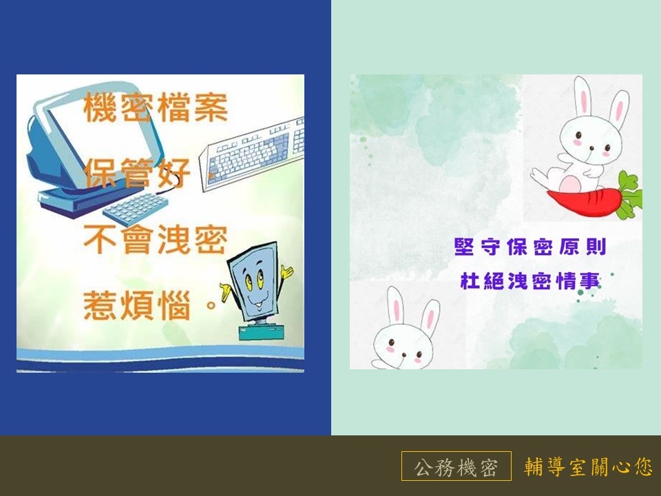 堅守保密原則 機密檔案保管好