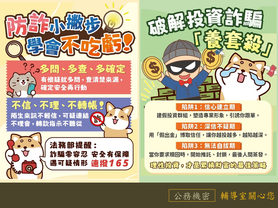 破解投資詐騙養套殺;防詐小撇步,學會不吃虧