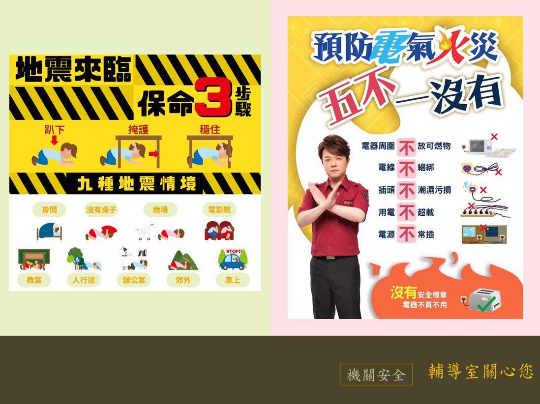 地震保命3步驟